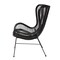 Baxton Studio Colorado Modern Bohemian Black Rattan and Metal Accent Chair 224-13132-ZORO - alternate 3